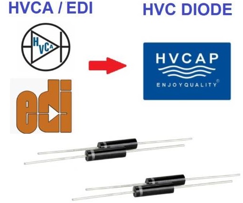 Buy 2CL2FL 15KV 120mA 100ns High Voltage diode , Alternative of HVCA EDI 2CL2FL
